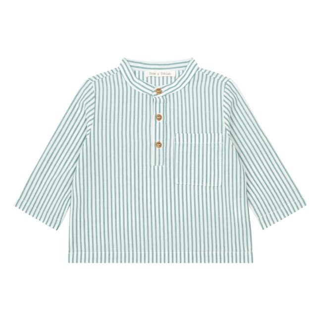 Kurta a rayas | Verde
