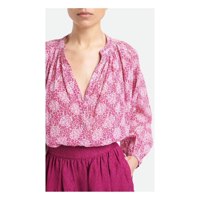 Blouse Nipoa Imprimée | Pourpre