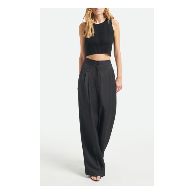 Pantaloni larghi Aciano | Nero