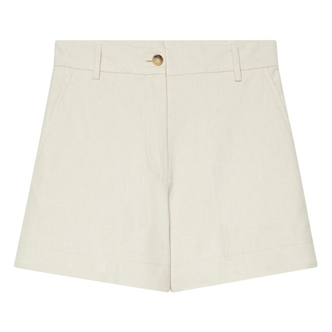 Nixia Shorts | Ecru