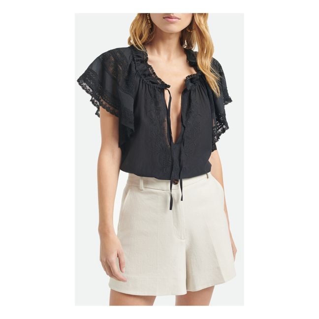 Nixia Shorts | Ecru