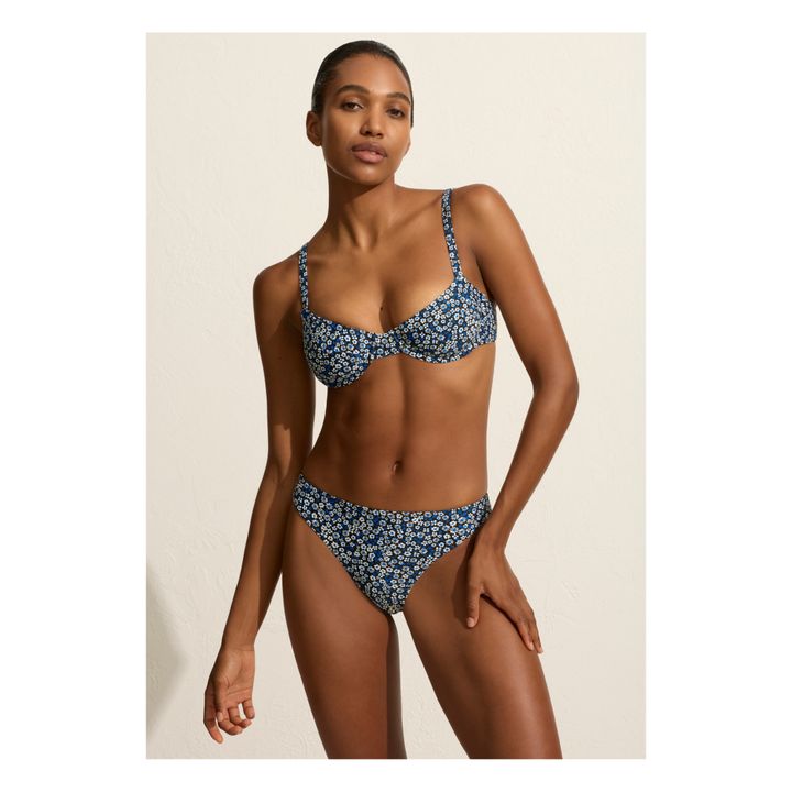 Braguita de bikini con estampado floral Nineties Classic Brief | Azul- Imagen del producto n°2