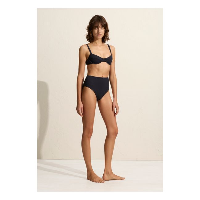 Top Bikini Balconette a Righe | Blu marino