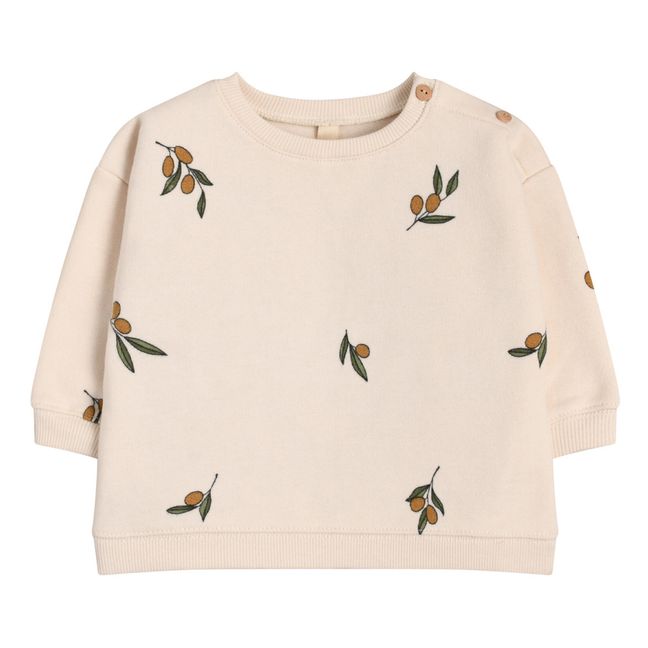Olive Garden Terry Cloth Sweatshirt | Seidenfarben