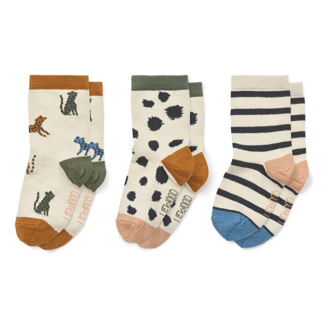 Socks - Set of 3 pairs | Ecru