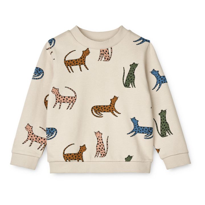 Thora Organic Cotton Printed Sweater | Crudo- Imagen del producto n°0