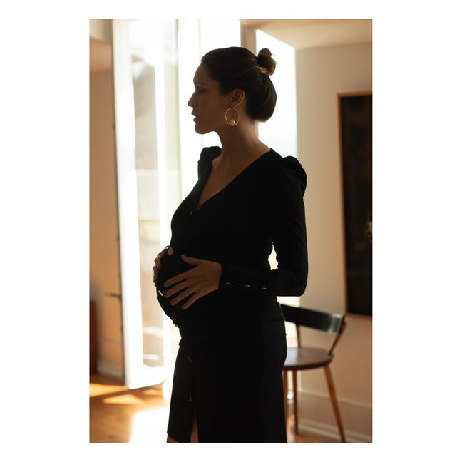 Robe de Grossesse Sofia | Noir