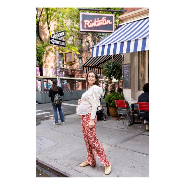 Pantalon de Grossesse Andrea Comporta | Rouge