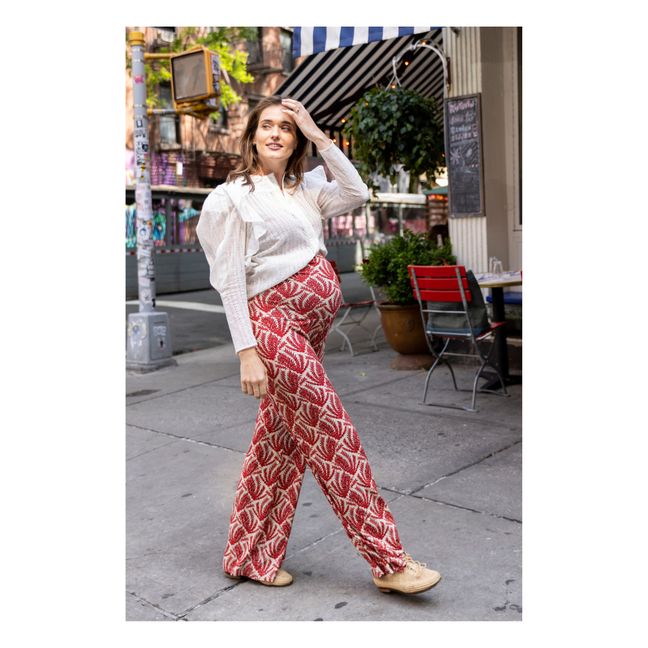 Pantalon de Grossesse Andrea Comporta | Rouge