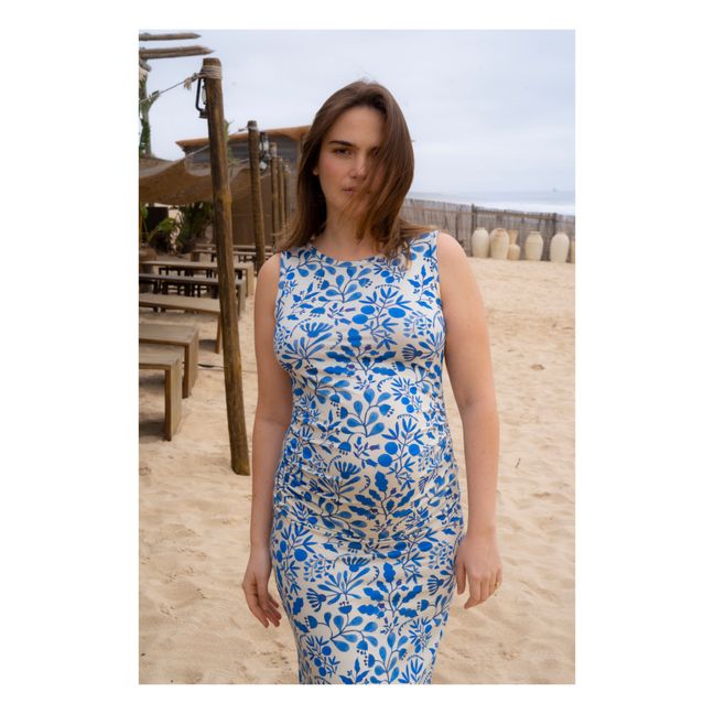 Vestito per la gravidanza, modello: Olivia Sintra | Blu