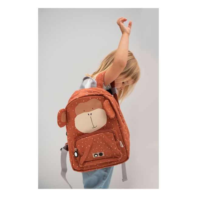 Mr Monkey Backpack | Terracotta