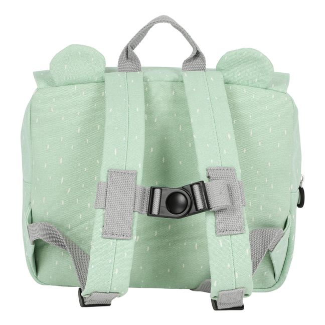 Mr. Polar Bear Schoolbag | Wassergrün