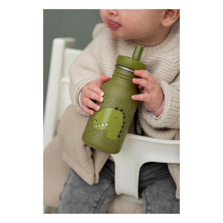 Trixie - Gourde 350ml Mr Dino - Khaki 