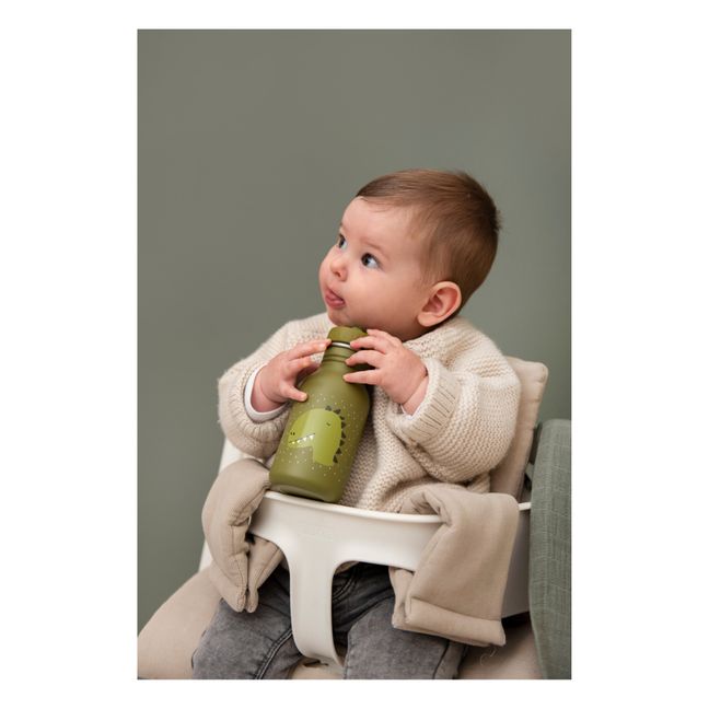 Mr Dino 350ml Water Bottle | Verde militare