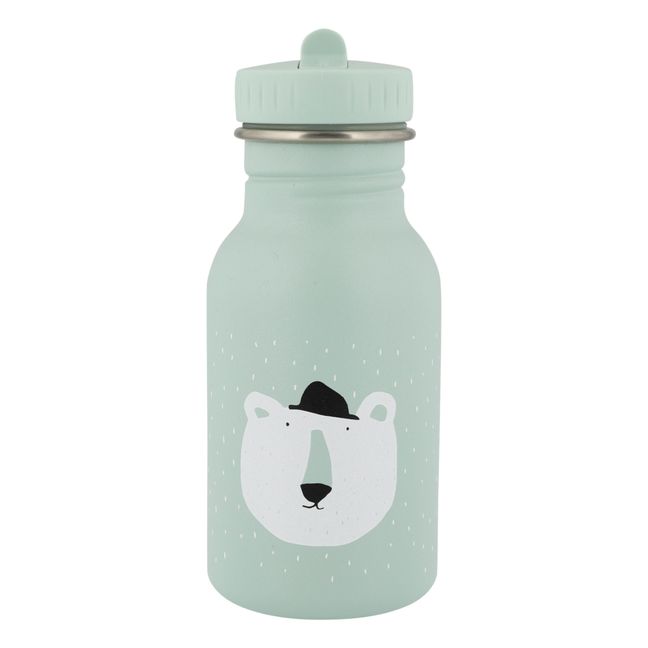 Mr Polar Bear 350ml Water Bottle | Verde acqua