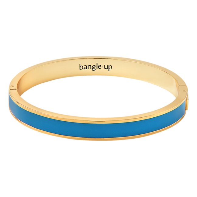 Fine Bangle Bracelet | Blue
