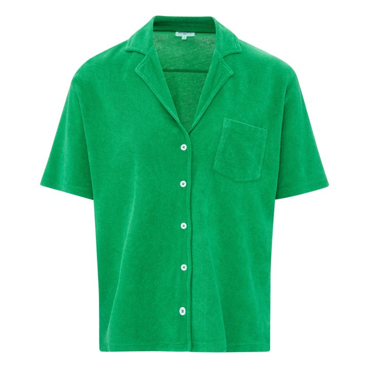 Camicia, modello: Toson, in spugna | Verde- Immagine del prodotto n°0
