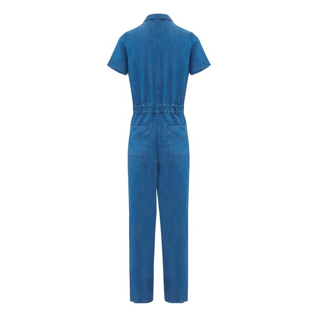 Combinaison Long Hoa Denim Souple | Bleu