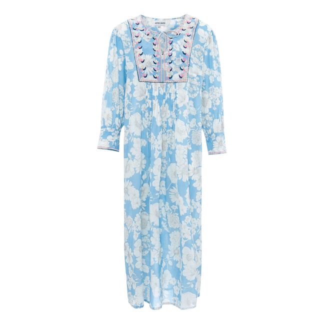 Robe Longue Peony | Bleu
