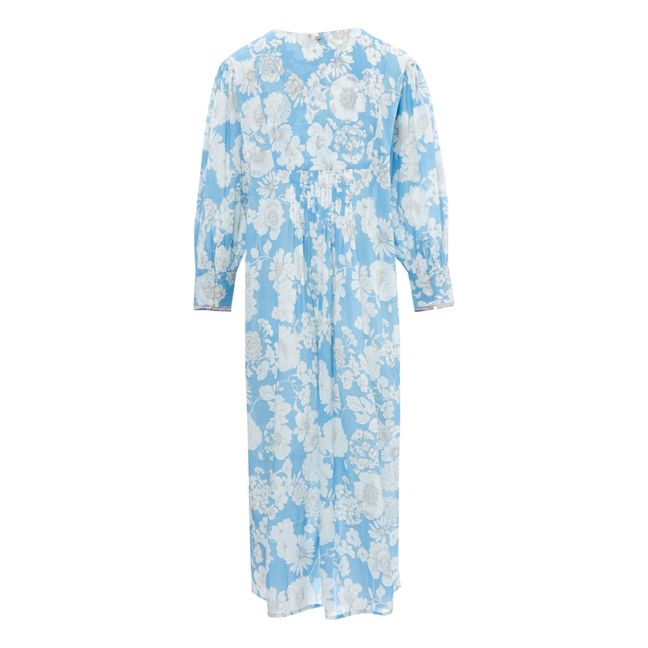 Robe Longue Peony | Bleu