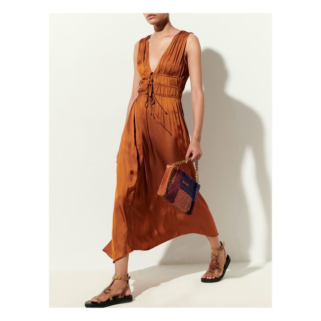 Preziosa Dress | Orange Rouille