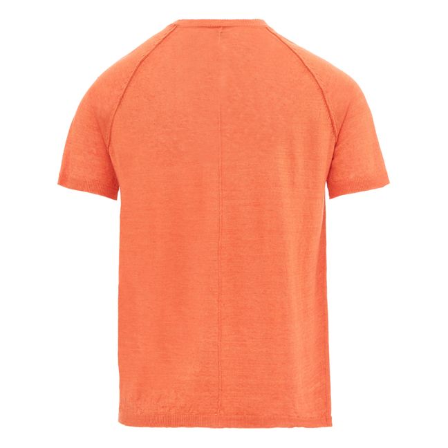Camiseta Mamou Linen | Naranja