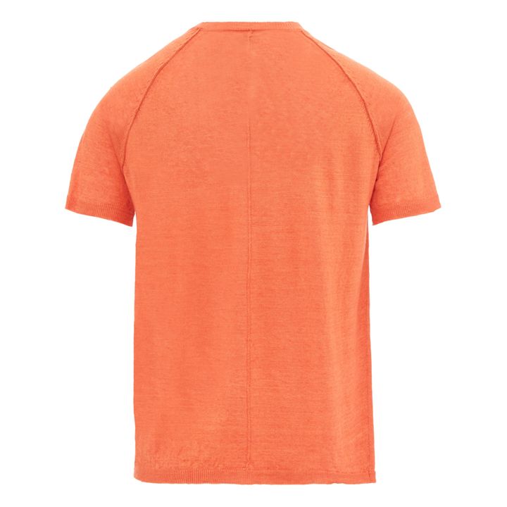 Mamou Linen T-shirt | Arancione- Immagine del prodotto n°2