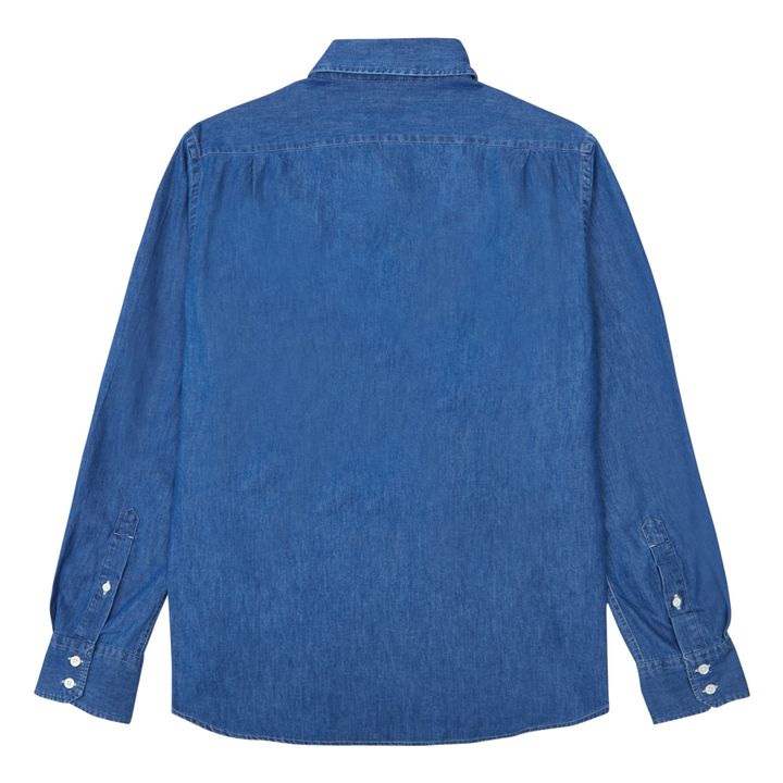 Paul Linen Shirt | Azul índigo- Imagen del producto n°3