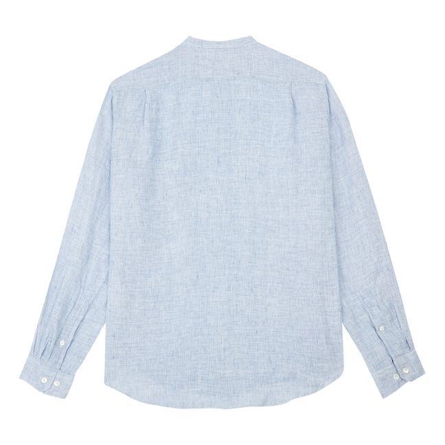 Premium Linen Shirt | Blau