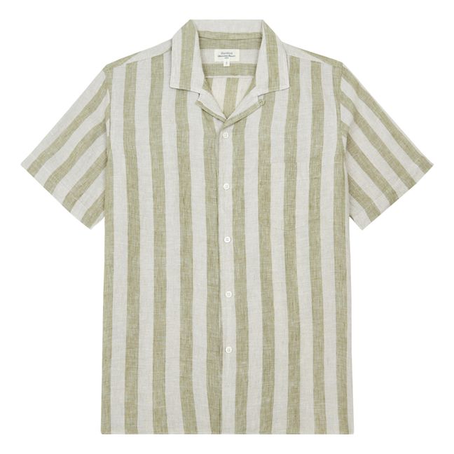 Linen Palm Shirt  | Khaki