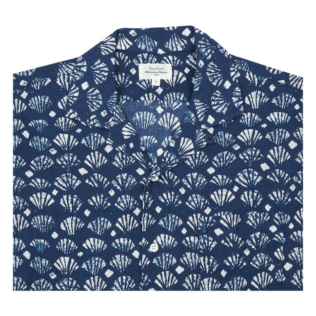 Palm Shirt | Azul índigo