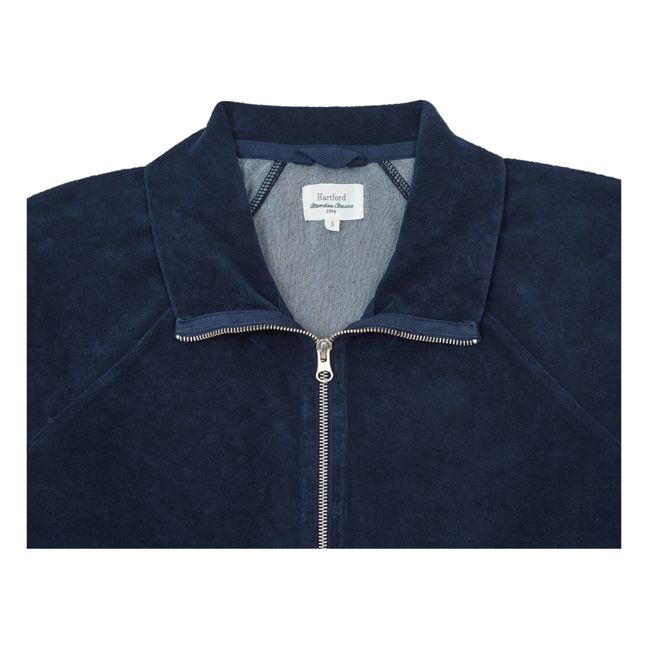 Boucle Track Jacket | Azul Marino