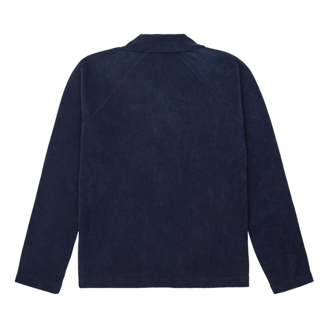 Boucle Track Jacket | Azul Marino