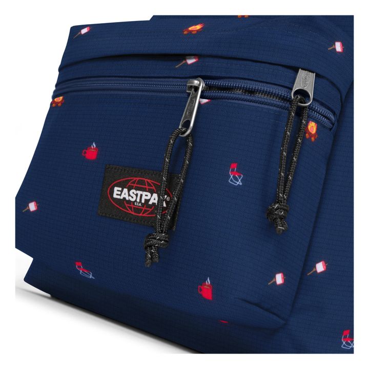 Zippl'r+ Camp Allover Padded Backpack | Blu marino- Immagine del prodotto n°6
