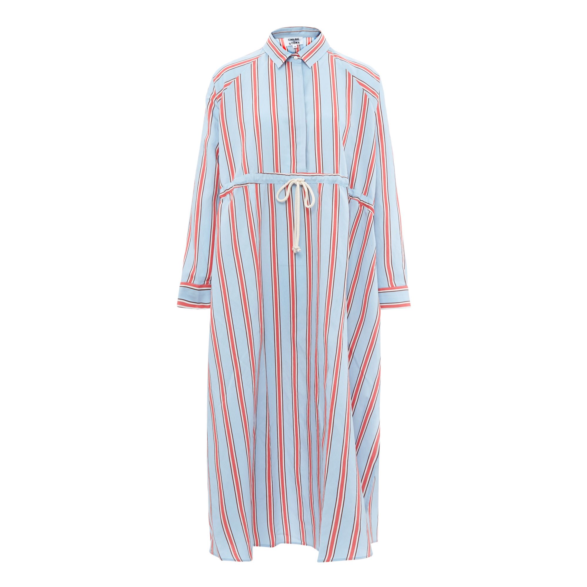 Chlo Stora Noemie Striped Dress Blue Smallable