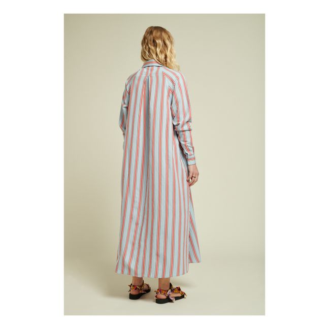 Noemie Striped Dress | Blau