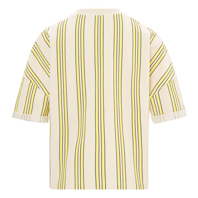Camiseta Soleil a rayas | Amarillo