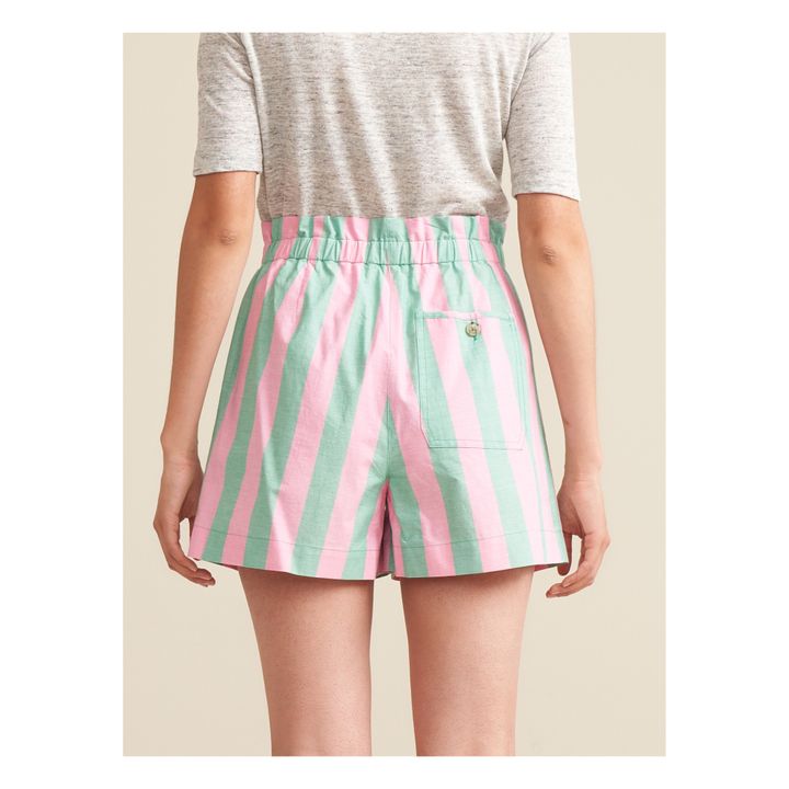 Lila Stripes Shorts - Women's collection | Rosa- Produktbild Nr. 6