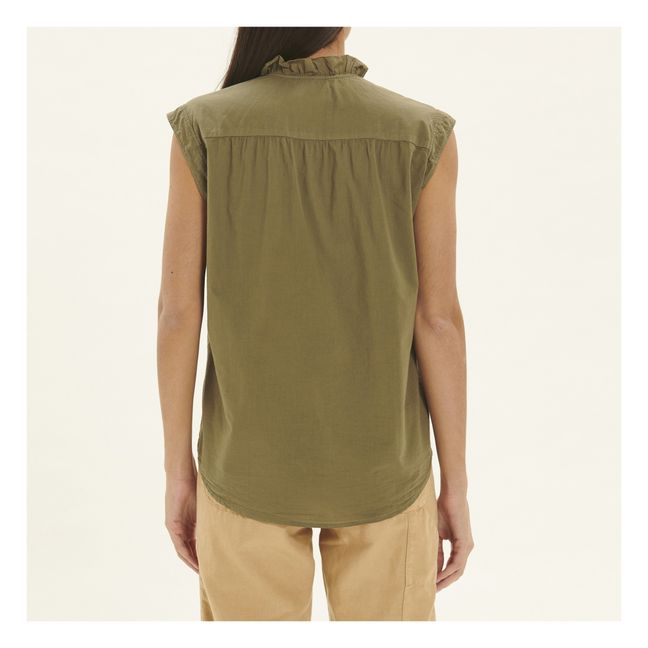 Callisto Blouse | Verde Kaki