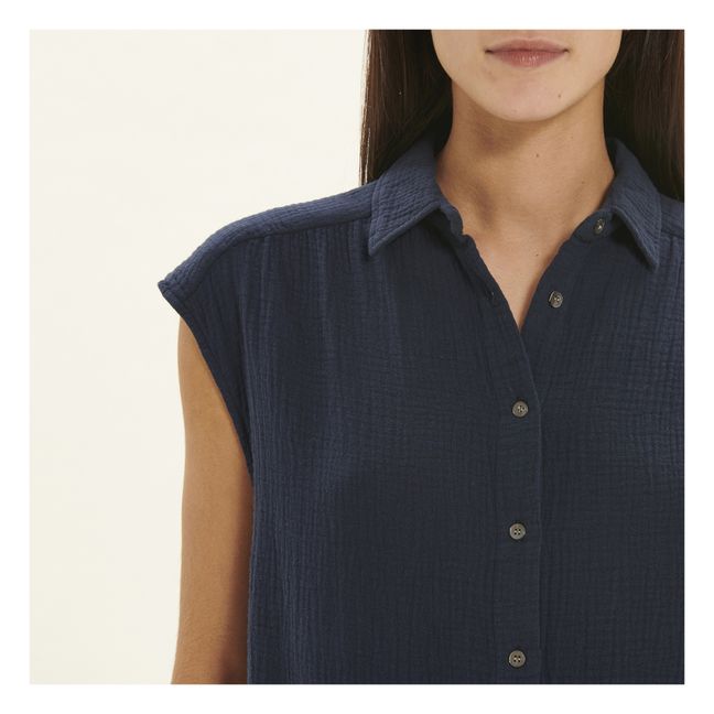 Cleo Shirt | Azul Noche
