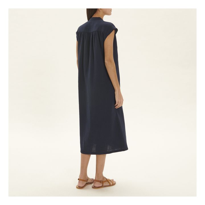Kleid Riki | Nachtblau- Produktbild Nr. 4