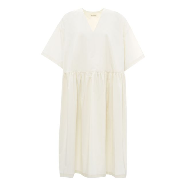 Robe Col V | Blanc