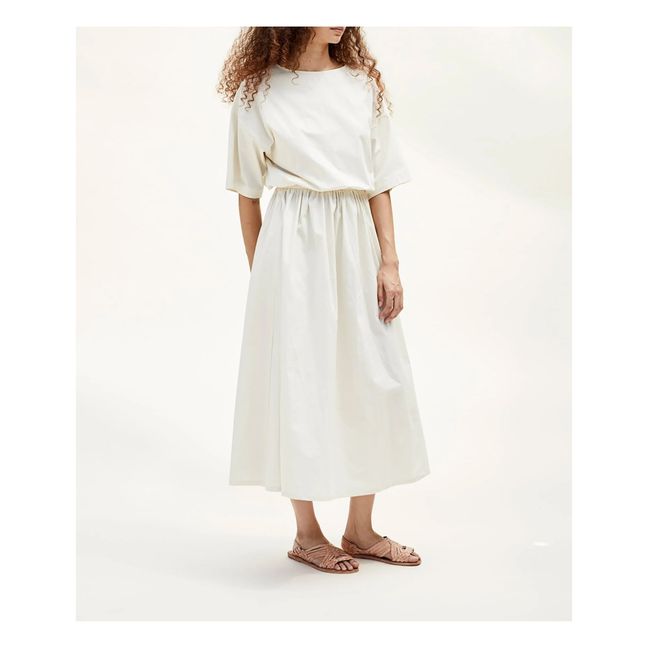 New Pleated Dress | Blanco