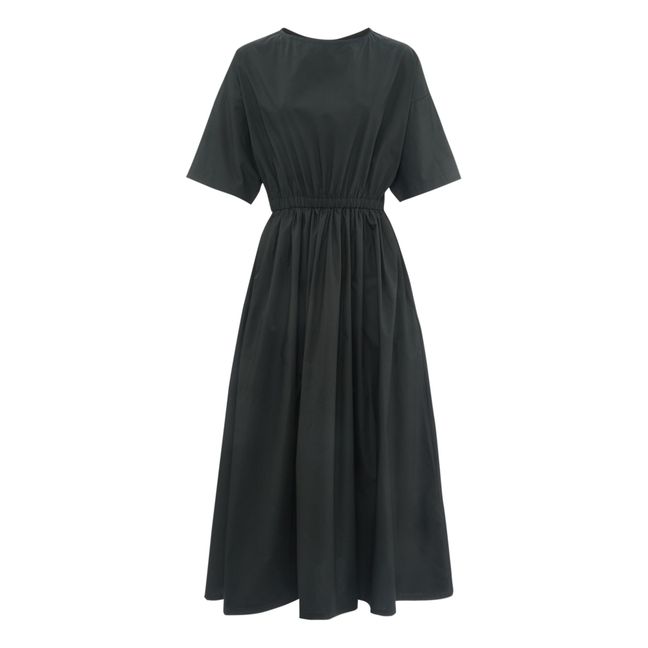 Robe New Pleated | Gris charbon