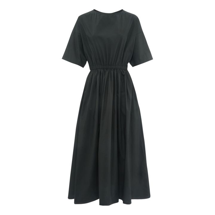 New Pleated Dress | Grigio carbone- Immagine del prodotto n°0