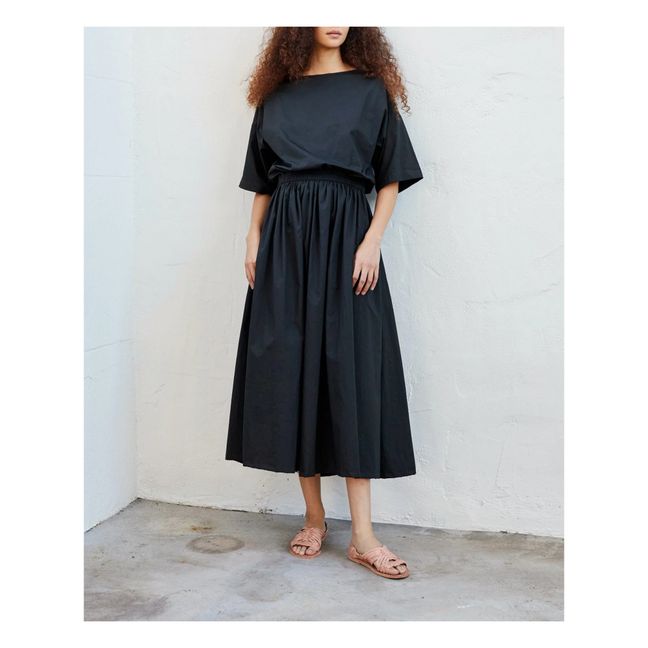 New Pleated Dress | Gris Carbón