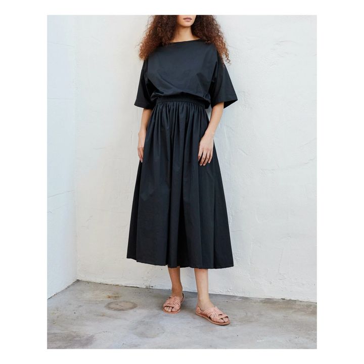 New Pleated Dress | Grigio carbone- Immagine del prodotto n°1