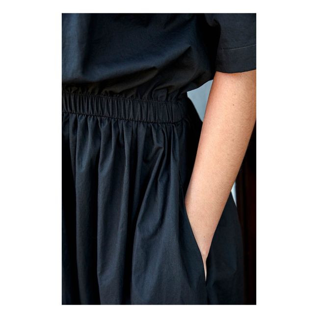 Robe New Pleated | Gris charbon