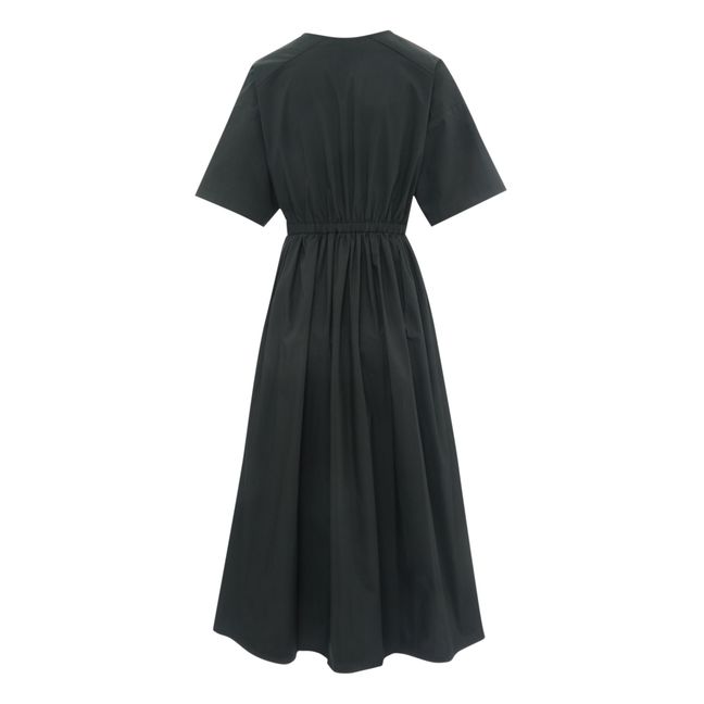 New Pleated Dress | Charcoal