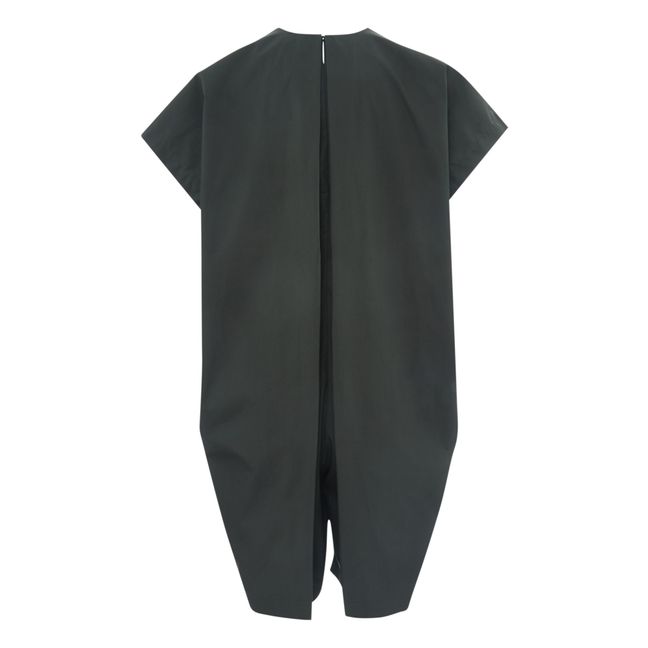V Neck Playsuit | Gris Carbón